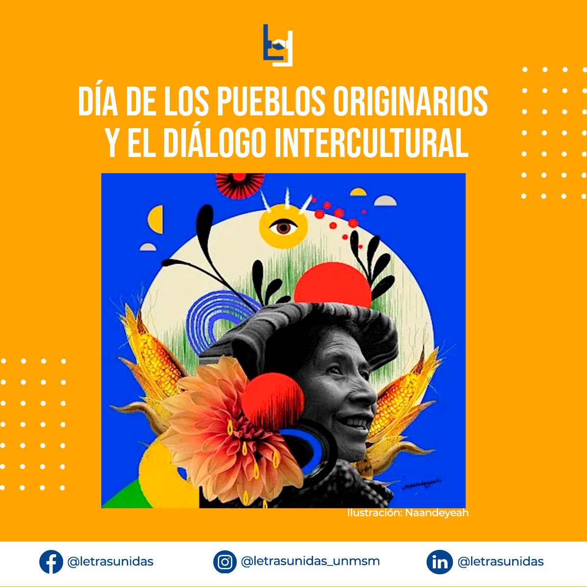 LetrasUnidas_24's tweet photo. Cada 12 de octubre conmemoramos el Día de los #PueblosOriginarios y del Diálogo Intercultural. Desde la universidad y las humanidades contribuímos a una revalorización del diálogo intercultural y la formación en diversidad. https://t.co/demgdya9Xt