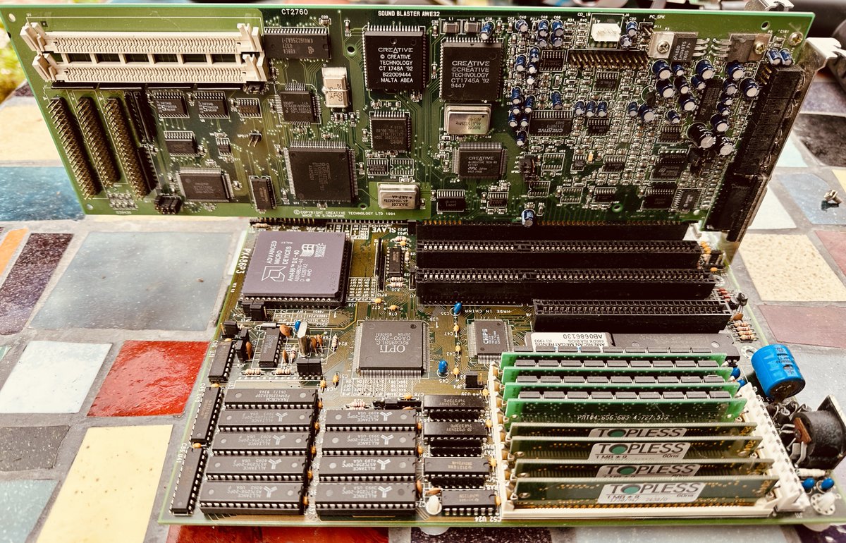 duke_cpu's tweet image. #RetroPC #486 #VLB #SoundBlasterAWE32

Will I get these vintage parts to work again?