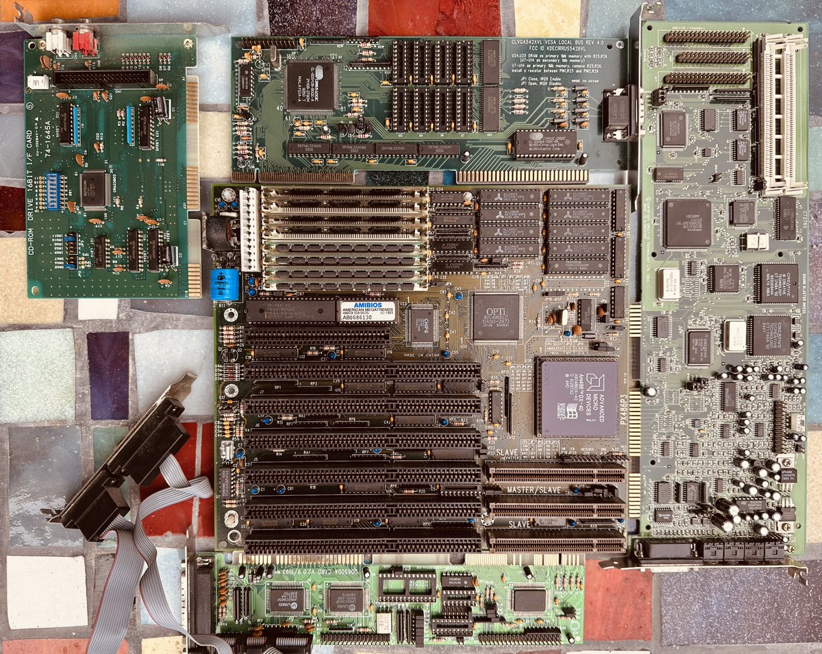 duke_cpu's tweet image. #RetroPC #486 #VLB #SoundBlasterAWE32

Will I get these vintage parts to work again?