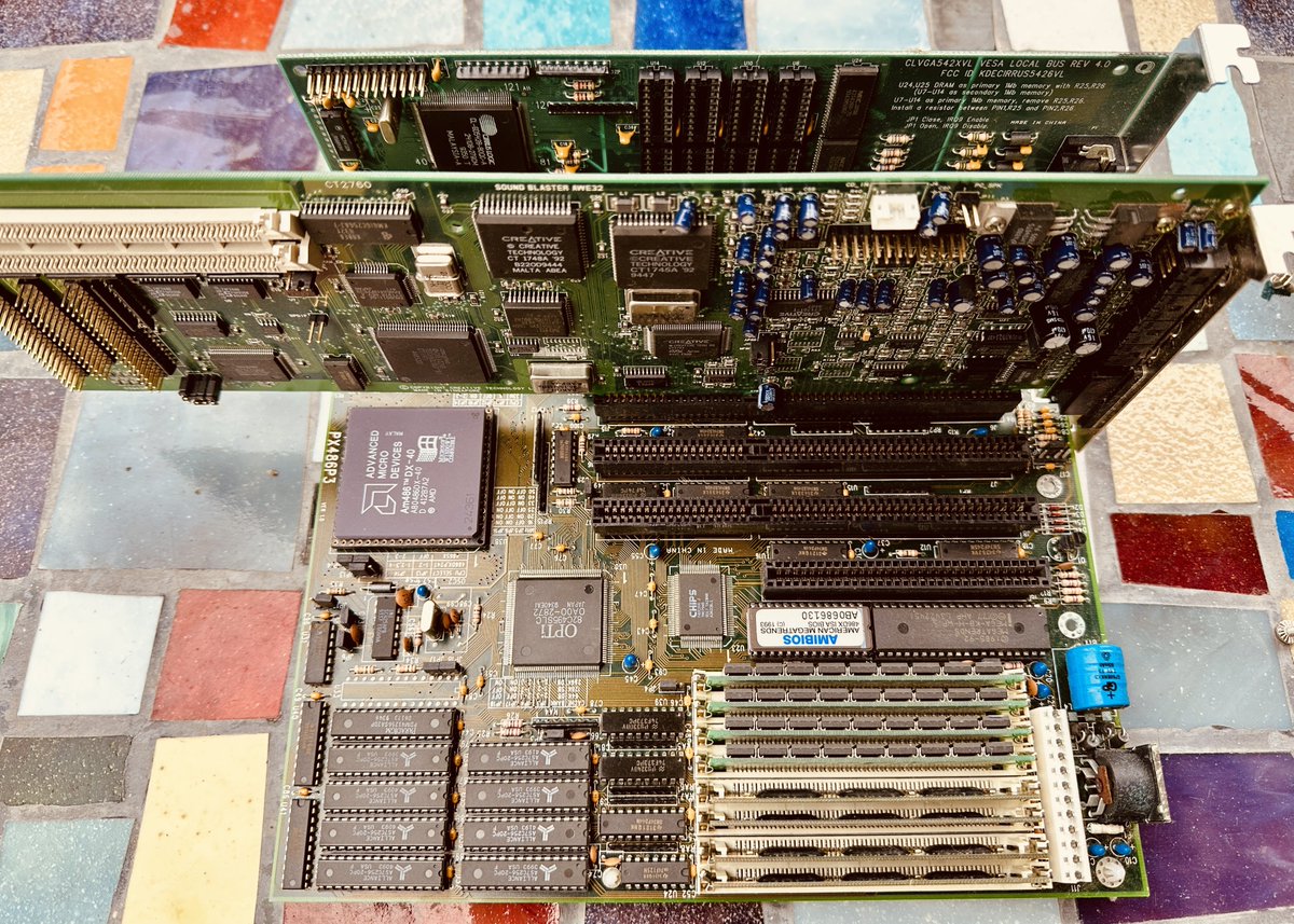 duke_cpu's tweet image. #RetroPC #486 #VLB #SoundBlasterAWE32

Will I get these vintage parts to work again?