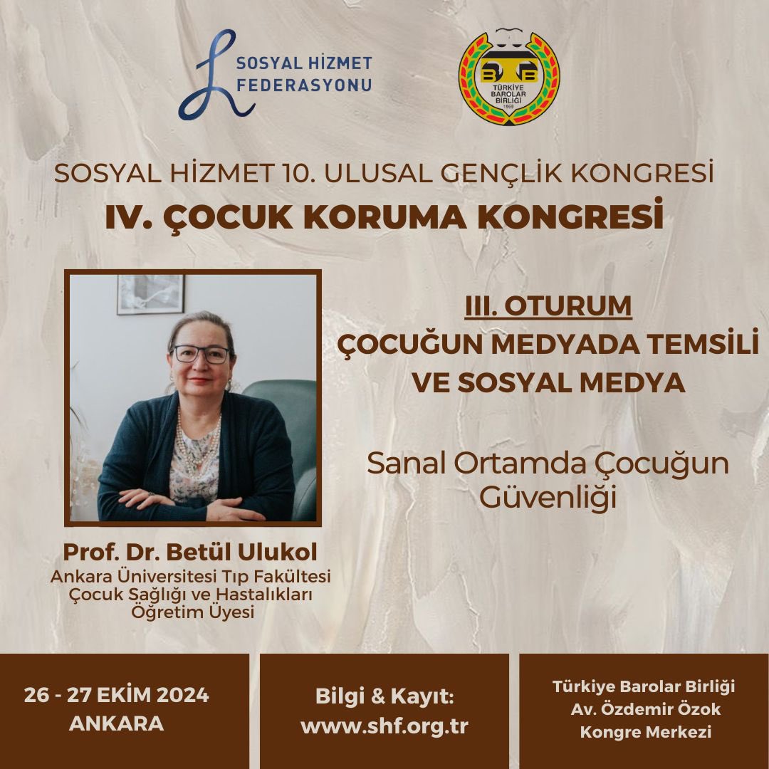 SHFederasyonu's tweet photo. IV. Çocuk Koruma Kongresi III. Oturumu https://t.co/zAlnRm9stj
