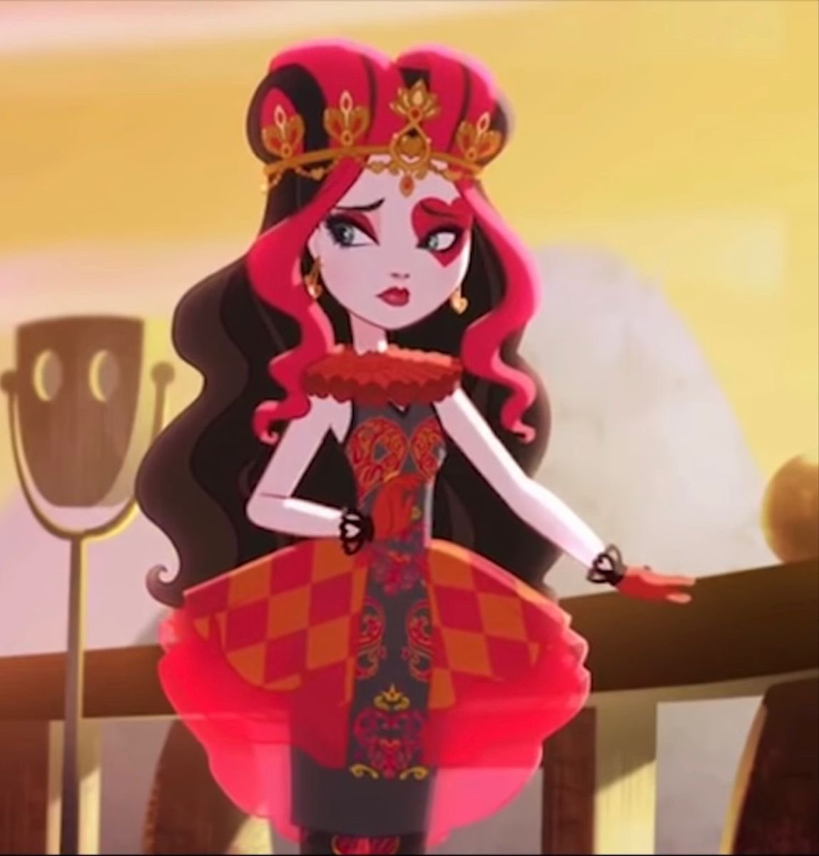 dailyeahandmh's tweet image. Lizzie Hearts - Ever After High