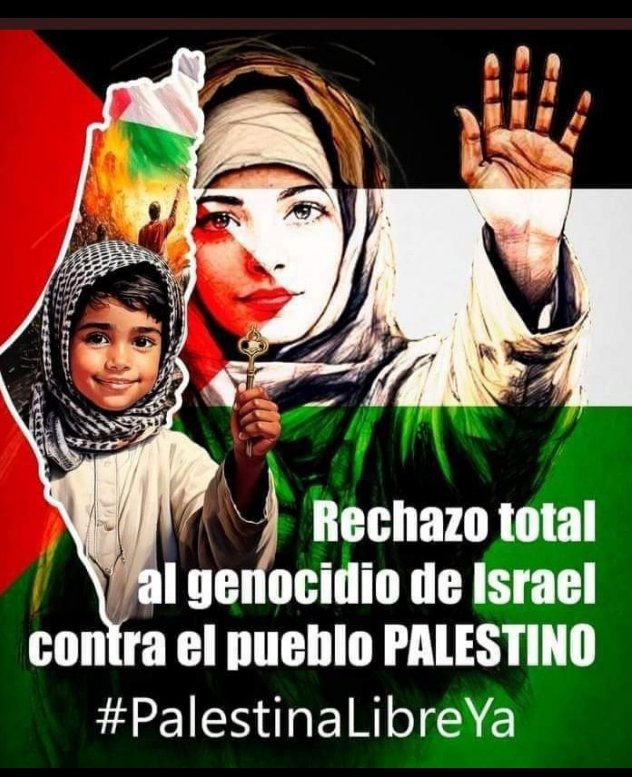 La condena  permanente, por el genocidio de Israel al pueblo de Palestina. #CubaPorLaPaz  #AgriculturaCubana