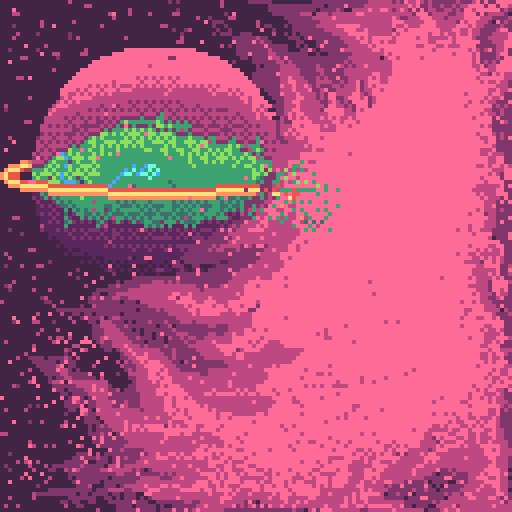 Planet eater

#pixelart