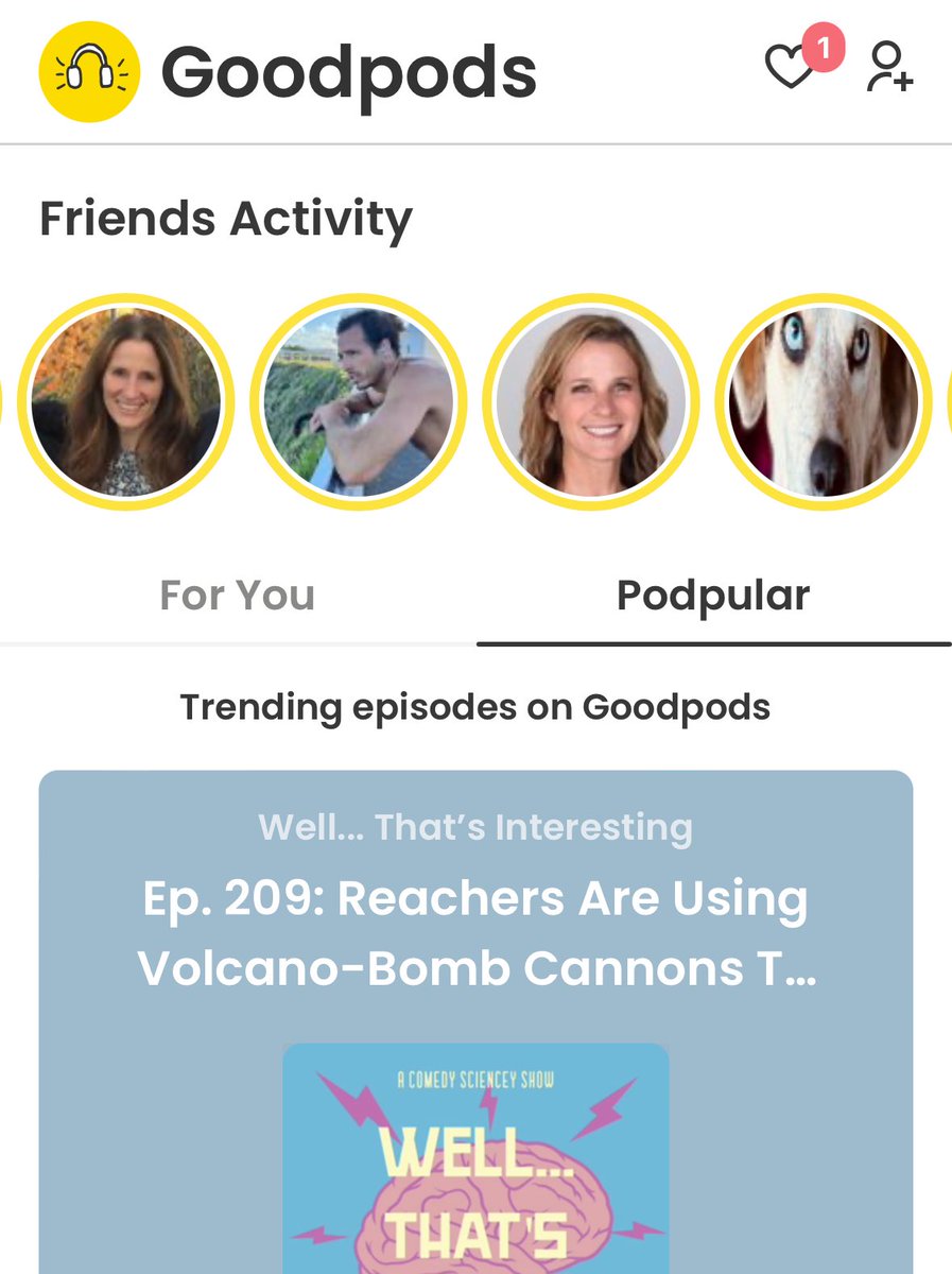 GoodpodsHQ's tweet image. Introducing the new Goodpods app!

Now you can swipe through your friends’ podcast recommendations to find the next show to listen to.

The days of asking “what’s a good podcast?” are gone forever!

(Available now in the AppStore and Google Play Store)