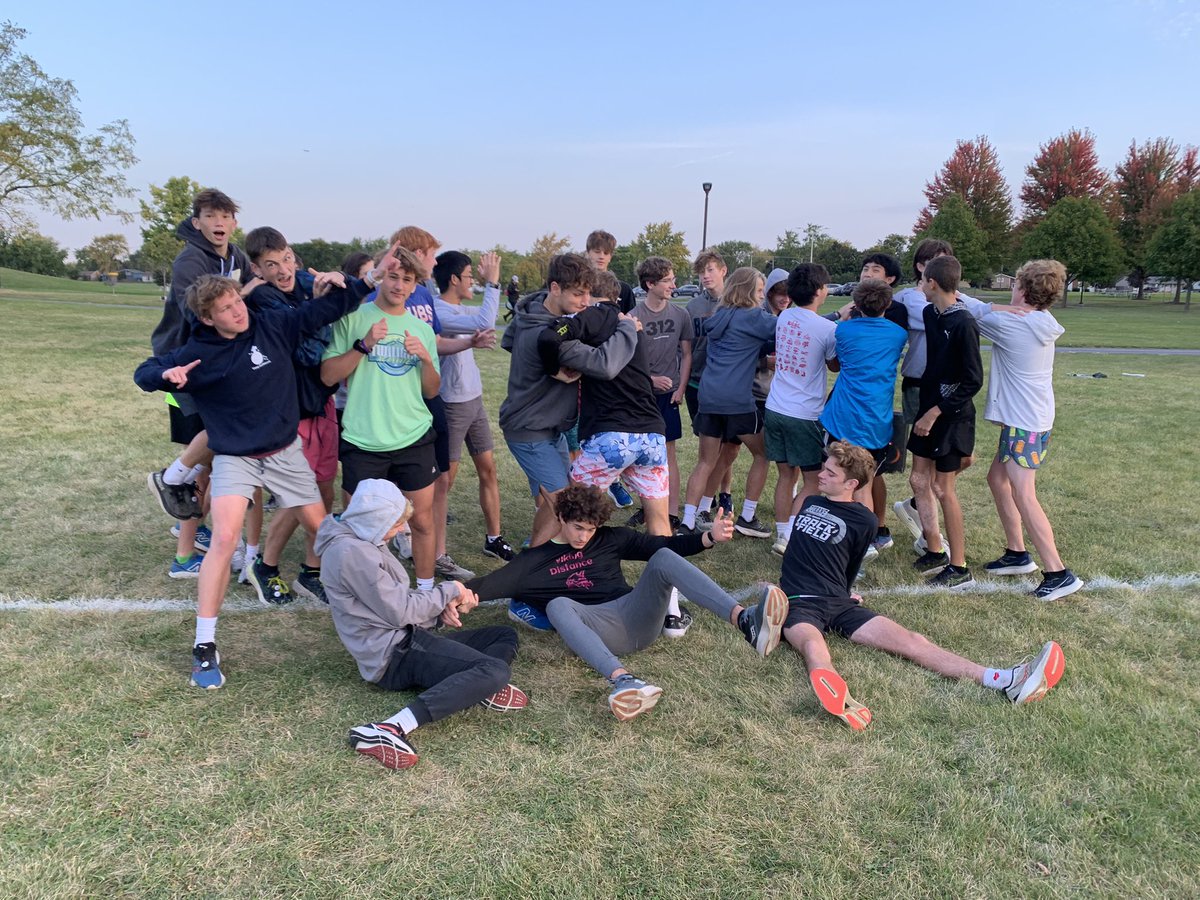 Band of GVXC brothers getting some miles in while scouting the course this morning.  
It’s been wonderful to see this group grow together over the season.  
💎💎💎