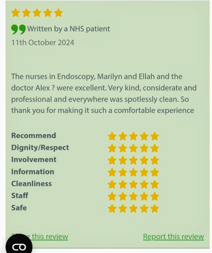 WXH_COLORECTAL_SURGERY (@wxh_surgery) on Twitter photo Great feedback for our endoscopy unit which is the only JAG accredited at the moment <a href="/NHSBartsHealth/">Barts Health</a>
<a href="/Barts_Charity/">Barts Charity</a>
<a href="/samiHoque2/">sami Hoque</a>
<a href="/albusoda/">Dr Ahmed Albusoda</a>
<a href="/ahmadbaker31/">Ahmad Baker</a>
<a href="/WaqarIqbal_NHS/">Waqar Iqbal</a>
<a href="/nirooshun/">Niroo Rajendran</a>
<a href="/DrAlanWatson/">Dr Alan Watson</a>
<a href="/amanjit/">Dr Amanjit Jhund</a>
<a href="/sasbanerjee/">Sas Banerjee</a>
<a href="/QiWhipps/">Whipps Cross Quality Improvement Team 💙</a>
<a href="/RLHWeImprove/">WeImprove - Royal London & Mile End Hospitals</a>
<a href="/PoaRlh/">poa_RLH</a> Great feedback for our endoscopy unit which is the only JAG accredited at the moment <a href="/NHSBartsHealth/">Barts Health</a>
<a href="/Barts_Charity/">Barts Charity</a>
<a href="/samiHoque2/">sami Hoque</a>
<a href="/albusoda/">Dr Ahmed Albusoda</a>
<a href="/ahmadbaker31/">Ahmad Baker</a>
<a href="/WaqarIqbal_NHS/">Waqar Iqbal</a>
<a href="/nirooshun/">Niroo Rajendran</a>
<a href="/DrAlanWatson/">Dr Alan Watson</a>
<a href="/amanjit/">Dr Amanjit Jhund</a>
<a href="/sasbanerjee/">Sas Banerjee</a>
<a href="/QiWhipps/">Whipps Cross Quality Improvement Team 💙</a>
<a href="/RLHWeImprove/">WeImprove - Royal London & Mile End Hospitals</a>
<a href="/PoaRlh/">poa_RLH</a>