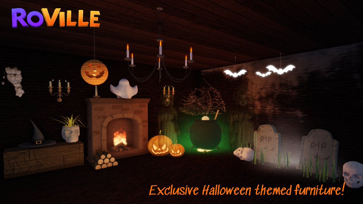 CrystalBloxTeam's tweet image. 🎃👻Limited Time Halloween Furniture! 👻🎃
Transform your space with these exclusive, spooky furniture! Get them before they’re gone! 🕸️🦇
21 days left before it's gone 🫣
Tags🏷️
#RoVille #RoVilleRoblox #RoVilleRp #RoVilleHalloween #RobloxHalloween #Halloween #HeadlessHorseman