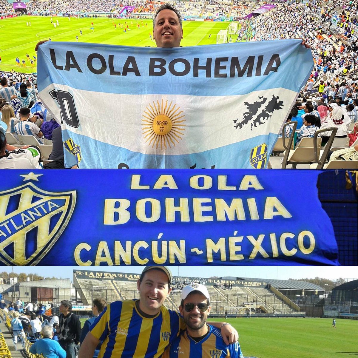 Cómo no sentirme así…. 💛💙
Somos <a href="/LaOlaBohemia/">La Ola Bohemia</a> 
Somos <a href="/atlantaoficial/">Club Atlético Atlanta</a> 
#Atlanta120Años