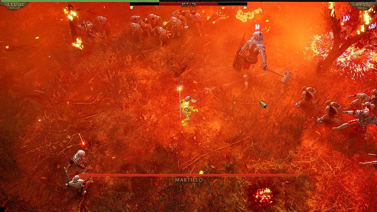 Superstructure0's tweet photo. #SteamNextFest MMXXIV is almost here! So grab the demo of Brutus Maximus from Steam and experience the might of the Roman Legions in this survival roguelite-style game! Oh, and don’t forget to add it to your Wishlist! #horde_survivor #RogueLite #RomanLegions #UE5 #indiedev https://t.co/lJOA91vl7v