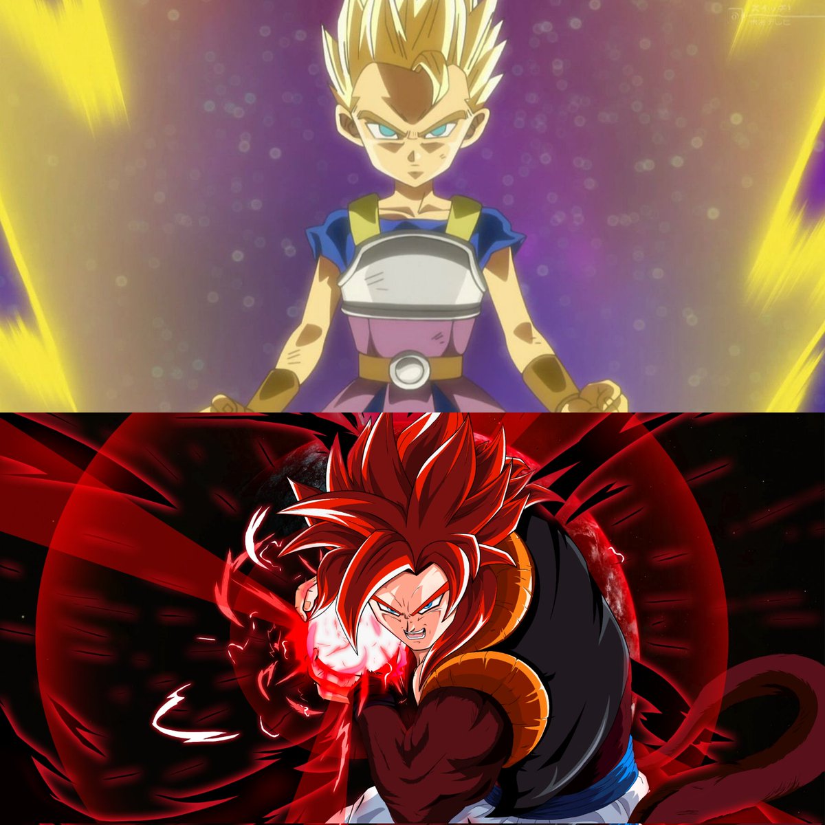 Dragon Ball fans be honest who wins this fight?? 🤔 Imo cabba wipes the floor 💯