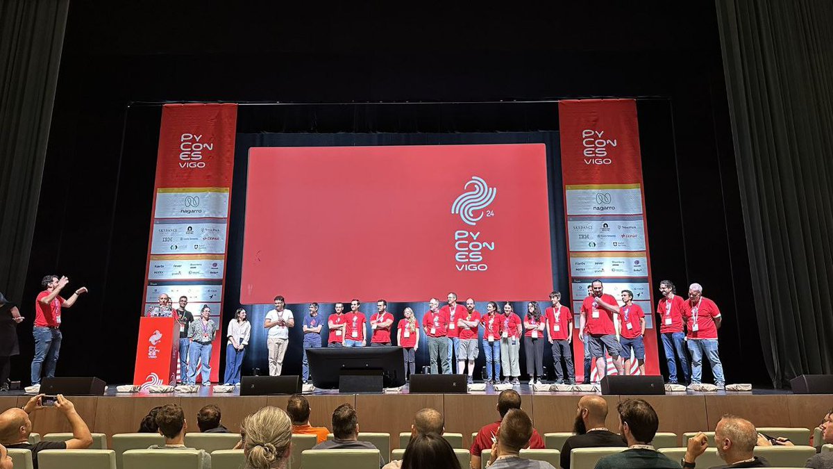 PyCon España - 🦋 @es.pycon.org 🦋 (@pycones) on Twitter photo Seguimos sin superar la #PyConES2024 💖 Queremos dar un agradecimiento enorme a <a href="/python_vigo/">Python Vigo</a> por hospedarla. Su pasión por la comunidad han hecho posible este eventazo. Mil gracias siempre también a organizadoras y voluntarias. Vuestro esfuerzo y compromiso es inestimable 💜 Seguimos sin superar la #PyConES2024 💖 Queremos dar un agradecimiento enorme a <a href="/python_vigo/">Python Vigo</a> por hospedarla. Su pasión por la comunidad han hecho posible este eventazo. Mil gracias siempre también a organizadoras y voluntarias. Vuestro esfuerzo y compromiso es inestimable 💜