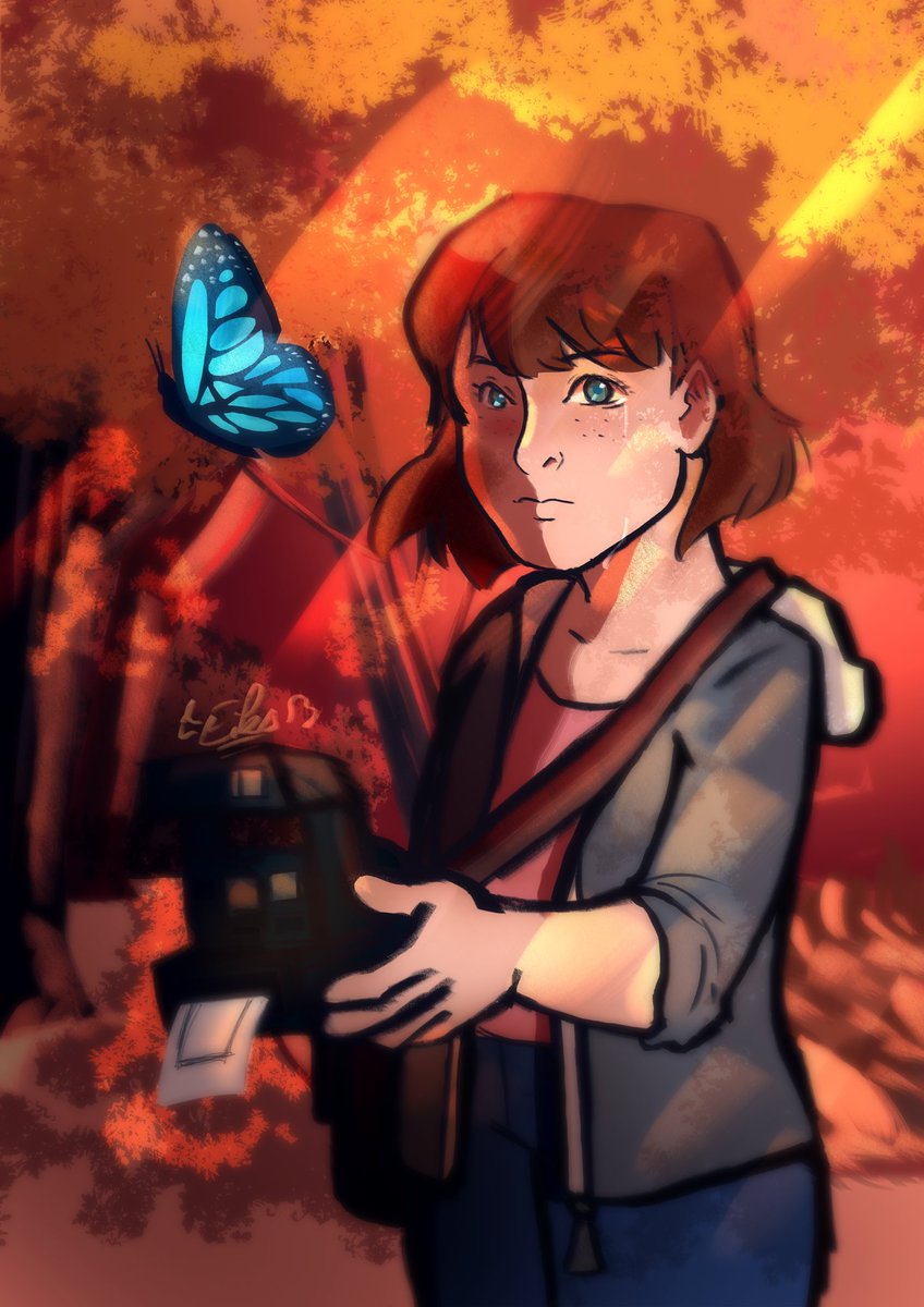 _EikoHusbando_'s tweet photo. I made this drawing for October 11th #LifeIsStrange #LifeIsStrangeWeek https://t.co/xw3bUymwa1
