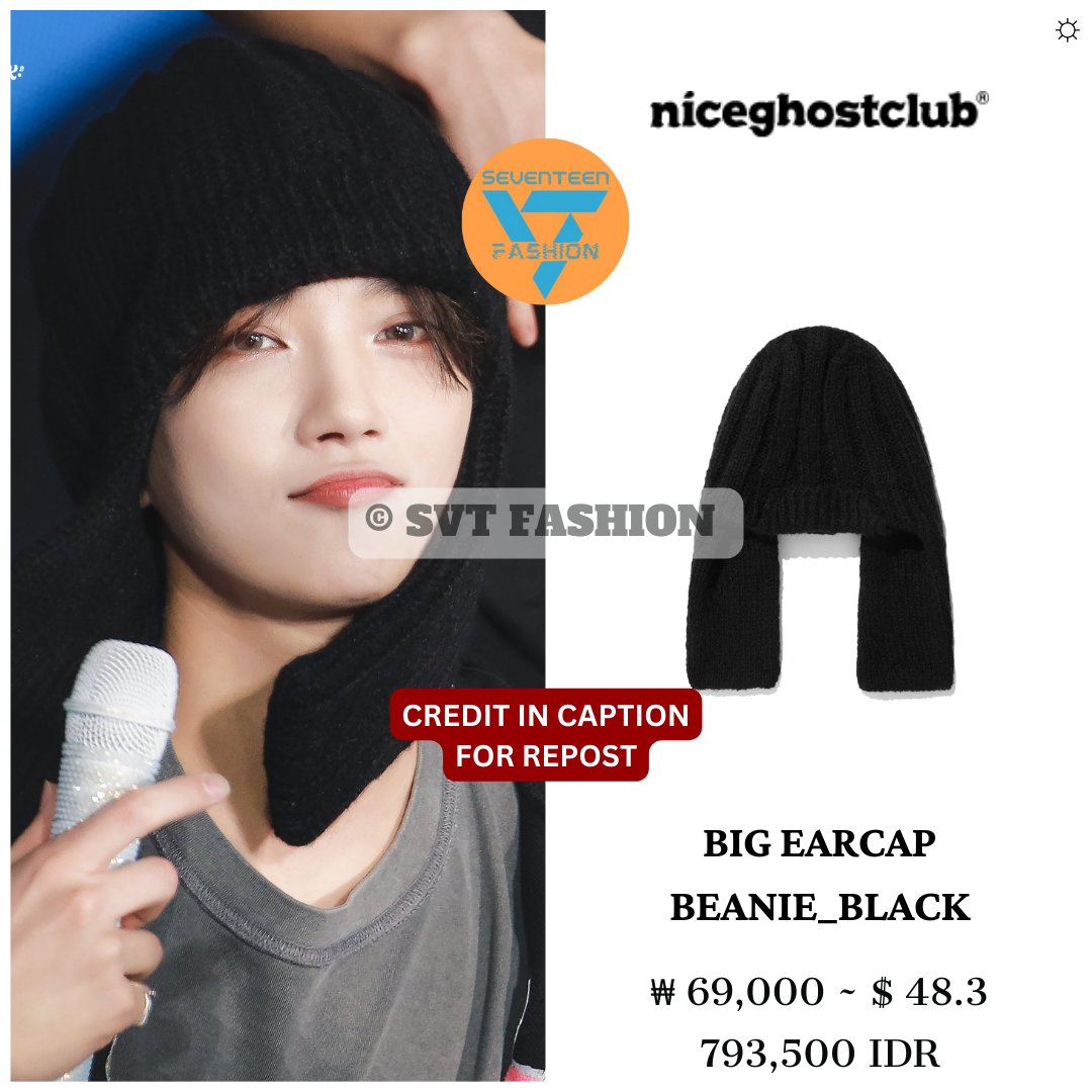 Joshua wore Nice Ghost Club Beanie in Seventeen Right Here Concert