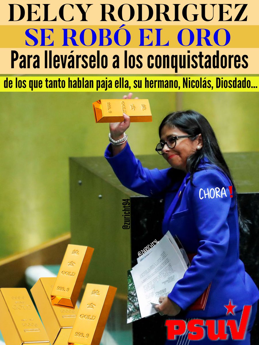 A propósito del "Día de la Resistencia Indígena". Tengo que decir que estos no se resisten a seguir haciendo negocios con los conquistadores. Para muestra un botón.
La Chora Delcy Rodríguez.