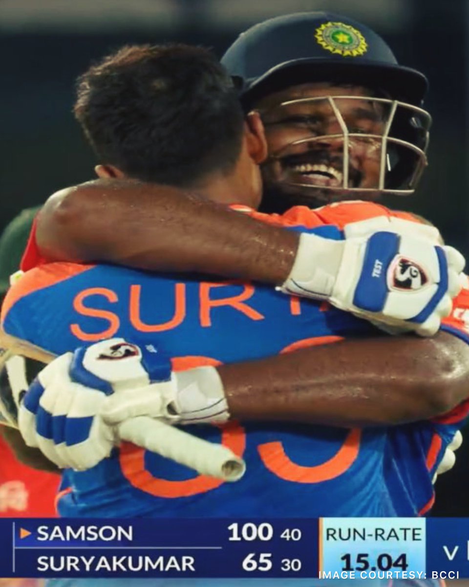 We know how much this 100 means to you, Sanju Samson 💗😭