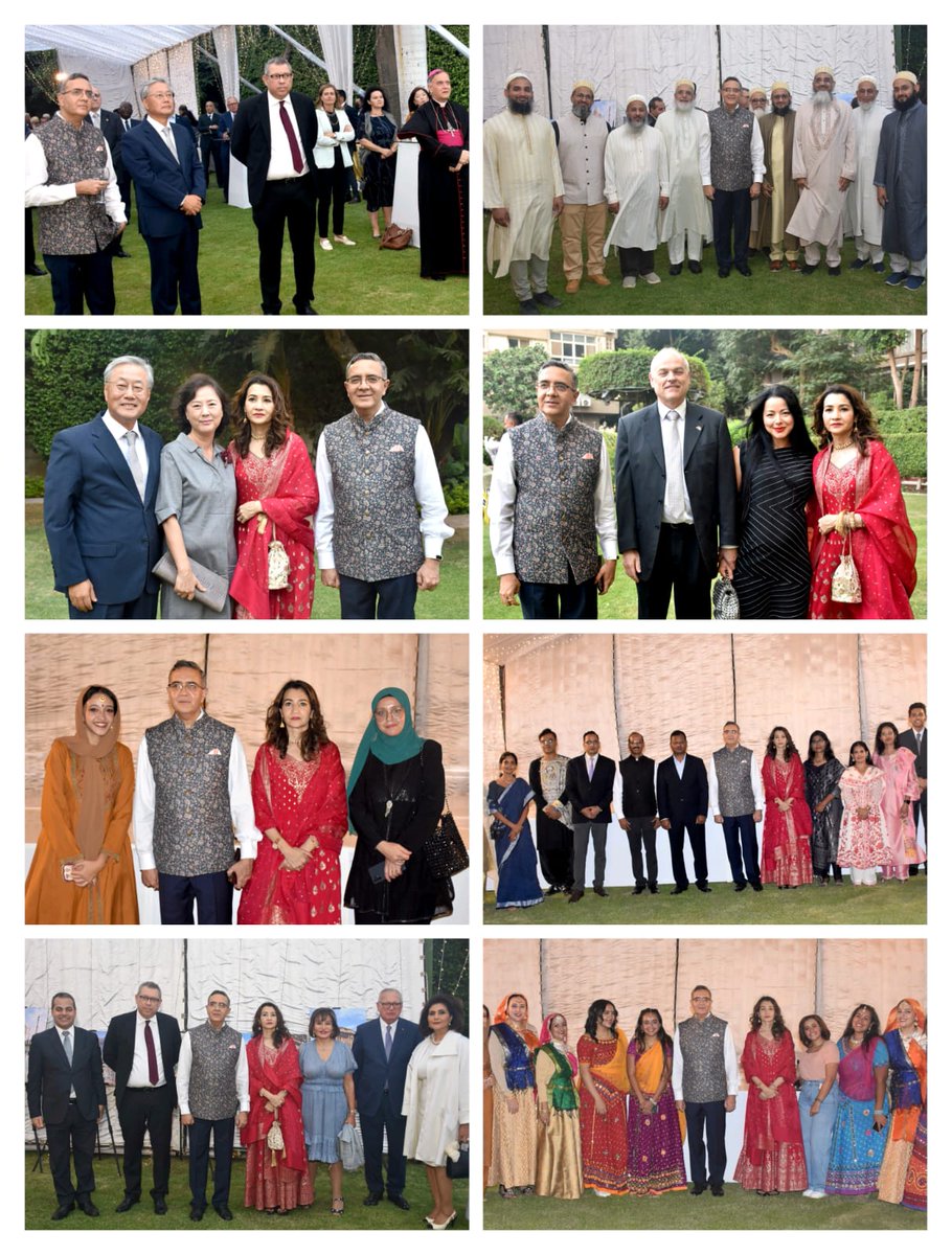 indembcairo's tweet photo. Amb @AjitVGupte hosted a Farewell Reception, attended by eminent Egyptian dignitaries, Ambassadors, friends of 🇮🇳 & Indian diaspora. 

Everyone acknowledged Amb @AjitVGupte’s important contribution to strengthening of 🇮🇳-🇪🇬 ties in a comprehensive manner and bid him & family an emotional farewell.

@narendramodi @PMOIndia @DrSJaishankar @VikramMisri @MEAIndia @IndianDiplomacy