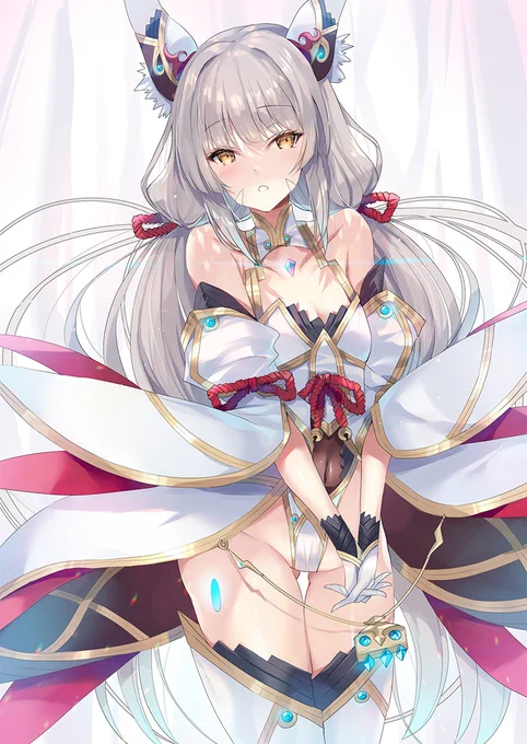 ひさしぶりにニアちゃん描いた!ワタシの好きな要素詰まってて描いてて楽しい!!#ゼノブレイド2 