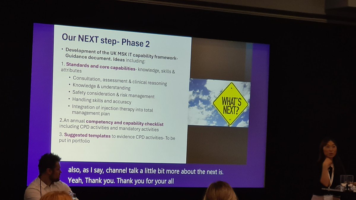 Interesting overview of the development of an injection therapy capability framework from Shannon Chan-braddock at #physio24 today <a href="/CMossPhysio/">Caroline Moss</a> <a href="/P_Barratt/">Paul Barratt</a> <a href="/LucyKPhysio/">Lucy Knott</a>
