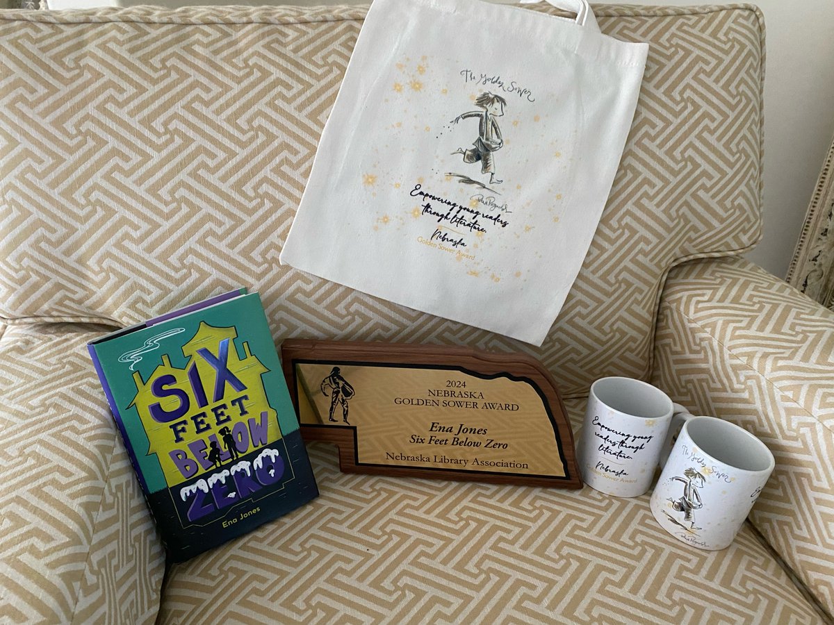 Ena Jones π (@enajones) on Twitter photo Home after a whirlwind trip to Nebraska to celebrate SIX FEET BELOW ZEROβs Golden Sower Award (Honeybee category)! A huge thanks to <a href="/GoldenSowerNLA/">Nebraska Golden Sower Award</a> & <a href="/NebLibraries/">Nebraska Library Association</a> for celebrating not only the winners, but all the nominees. Thanks for all you do to create lifelong readers! Home after a whirlwind trip to Nebraska to celebrate SIX FEET BELOW ZEROβs Golden Sower Award (Honeybee category)! A huge thanks to <a href="/GoldenSowerNLA/">Nebraska Golden Sower Award</a> & <a href="/NebLibraries/">Nebraska Library Association</a> for celebrating not only the winners, but all the nominees. Thanks for all you do to create lifelong readers!