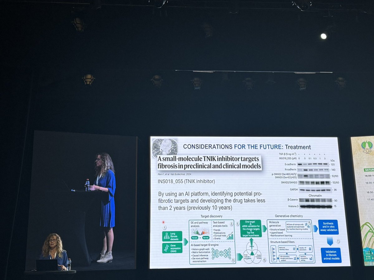 Applying AI to identify anti-fibrotic drug targets . Excellent input by Maria Molina Molina #ICLAF2024