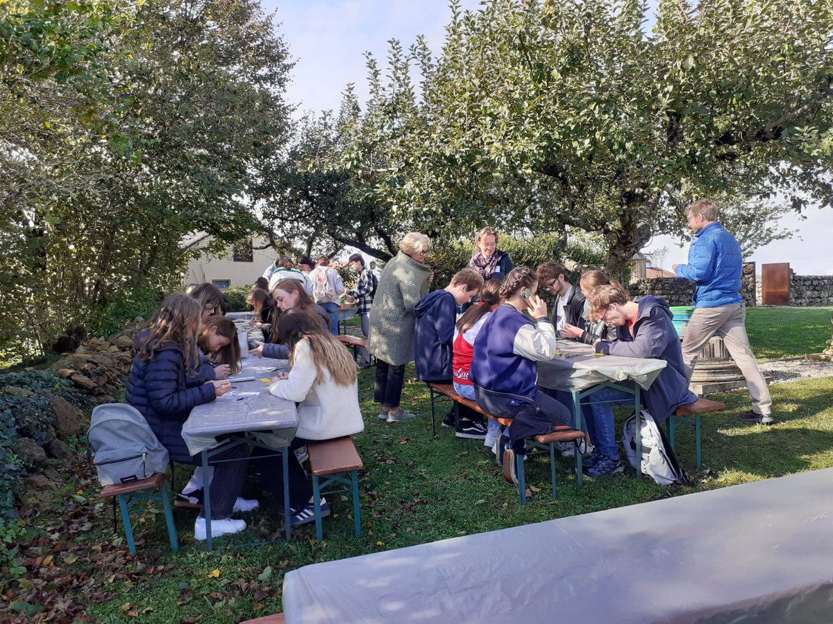 Première journée en Autriche pour nos lycéens! Un temps de rencontre important pour lancer cette semaine d’échange !#rencontre #insieme