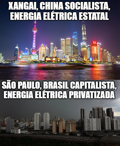 ComunistaOpres4's tweet photo. Mais uma vez a ENEL privatizada deixa São Paulo ás escuras. https://t.co/uFKkTrH44A