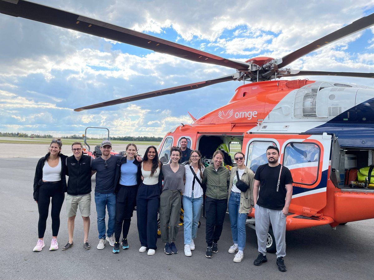 Ornge's tweet photo. Our Ottawa base recently welcomed the University of Ottawa Emergency Medicine Residents for their Ornge tour and presentation.
#basetour #emergencymedicine #medevac https://t.co/upHQs5j0mX