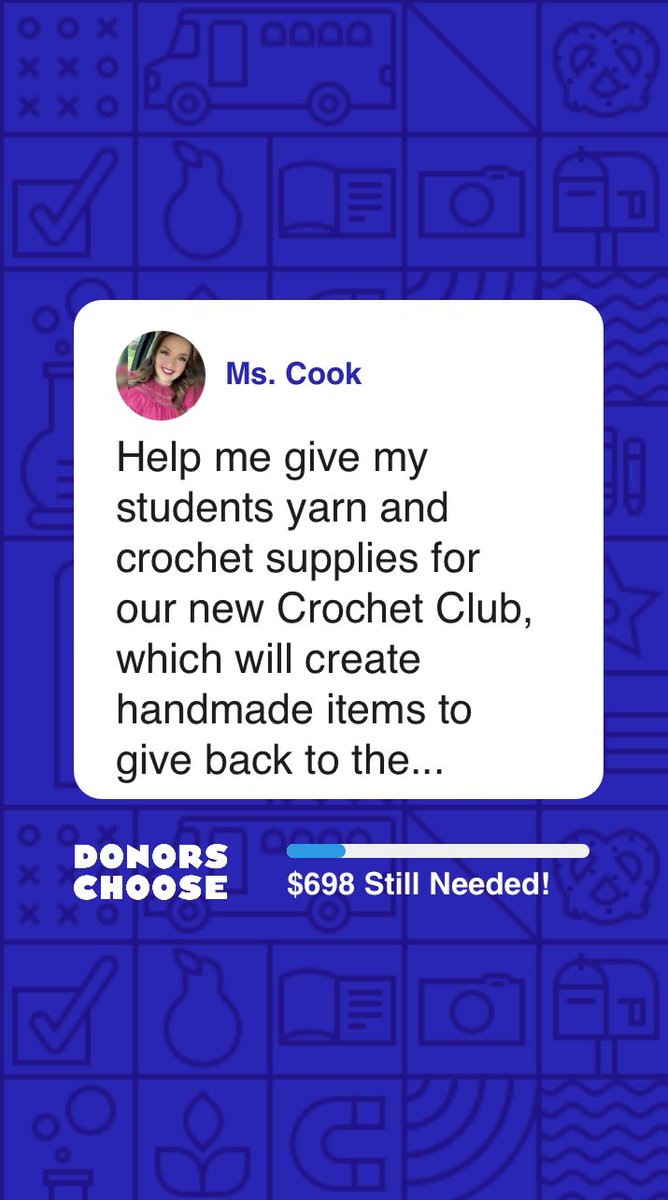 The Yarn Rebels need your help!!!!!

donorschoose.org/project/the-ya…