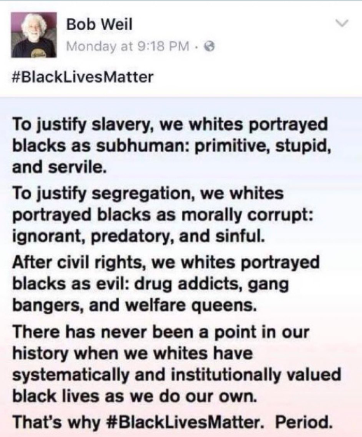 JustHisWords's tweet photo. @karlykingsley "That's why #BlackLivesMatter. Period."
#STOPLIARS #UPtheDemocracy! #1SecularUS #HarrisWalz2024 GO, VOTE. https://t.co/ERdwW56Fm2