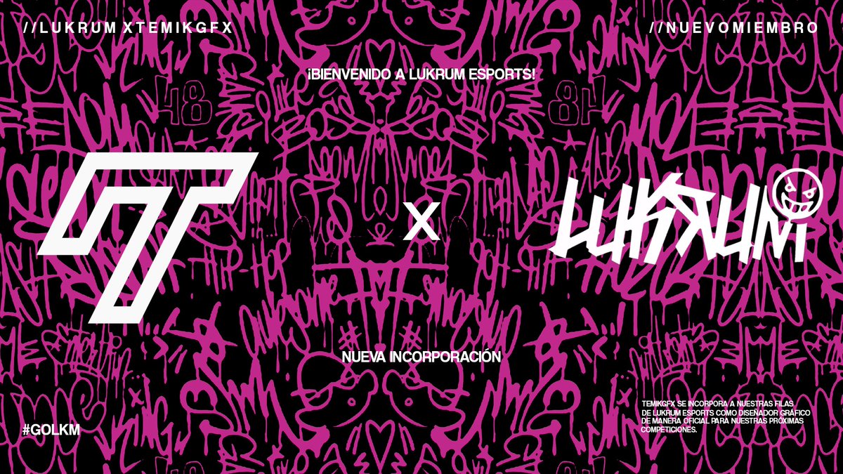 Lukrum_eSports's tweet image. 🚨NUEVO MIEMBRO🚨 #GOLKM

@TemikGFX x @Lukrum_eSports 

Bienvenido a tu nueva casa
