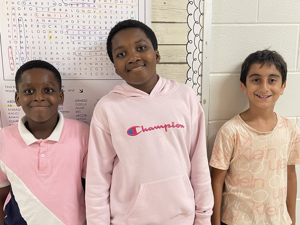 MNES goes pink for the cause. Hoping one of these students will find the cure to Kick Cancer to the Curb! #BreastCancerAwarenessMonth <a href="/PWCSNews/">PWCS</a>