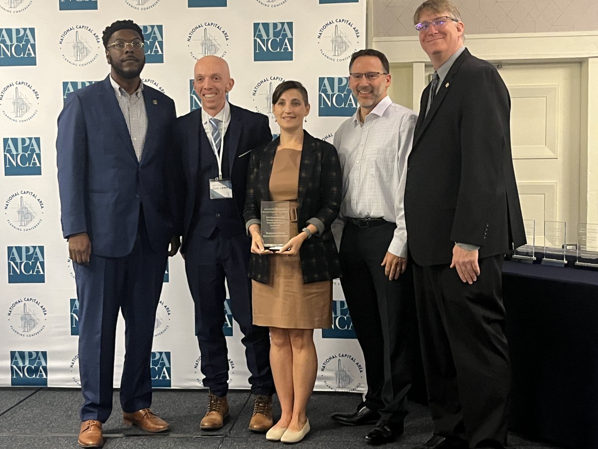 montgomeryplans's tweet image. We are honored to receive two awards from @NCAC_APA at its annual conference! 

Our Mapping Segregation Project won the Planning Excellence Award in Advancing Diversity and Social Equity. 

Our Pedestrian Master Plan won the Planning Excellence Award in Transportation.