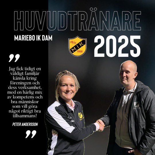 Nu kör vi! 🤝

Träna - Tävla - Vinn 💛🖤
@marieboikdam