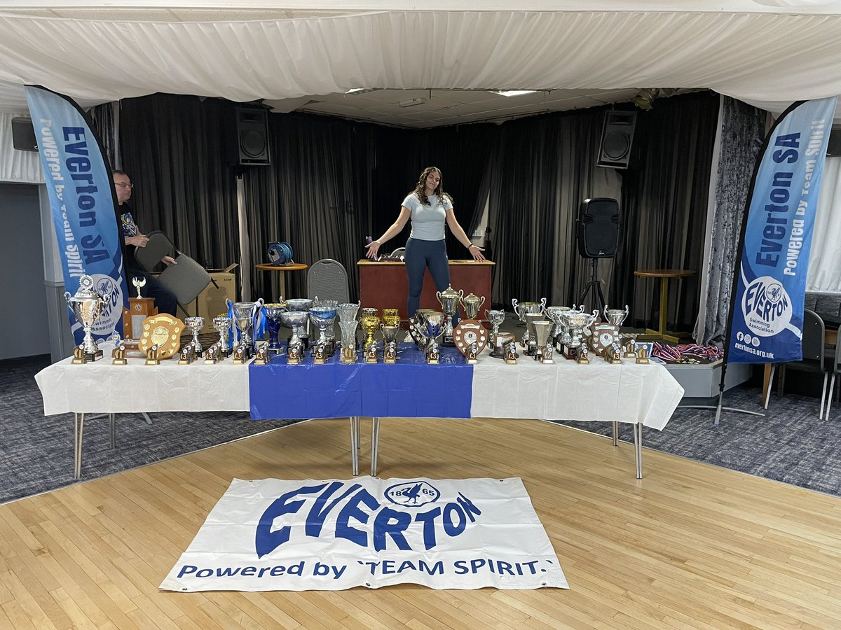 EvertonESA's tweet photo. Everton SA Annual Awards Presentation Night for one of the oldest English swimming clubs est 1865 @SwimEnglandNW @garstonsc @club_crosby @FormbySC @Saintsswimclub @Swim_England @InstituteofSwim https://t.co/ha924BGhPD