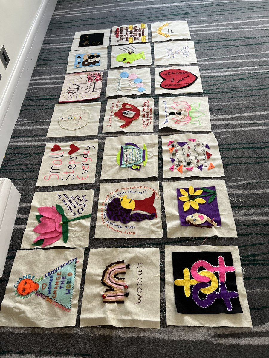 An incredible afternoon at our Bucks Women’s Conference - we made the content for our first banner. Finished result to follow in the near future! Our members requested this session and we have some fantastically brilliant results!