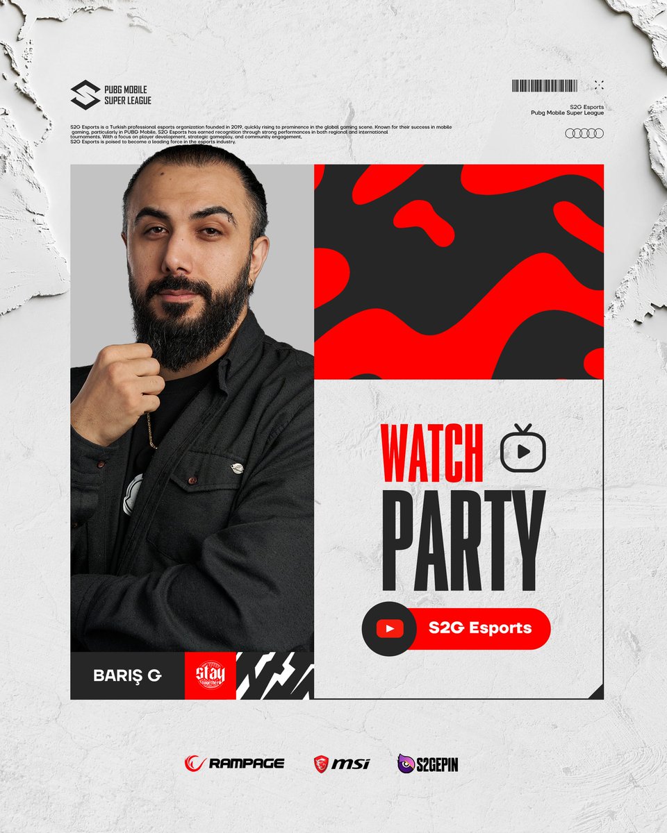 S2GEspor's tweet photo. Takımımızın maçlarını @KFCEatbox ile izliyoruz! 🥳

⏰ 19.00 
📺 YouTube I S2G Espor 

#S2GGang https://t.co/ubX4BwsCbq