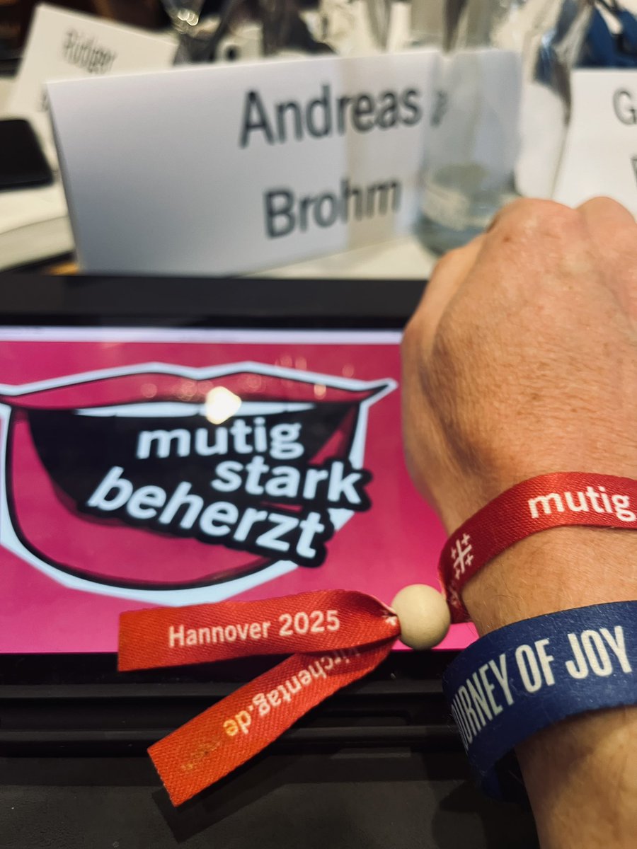 Vorfreude auf den kommenden Kirchentag  in Hannover vom 30. April bis 4.Mai 2025. Förderverein und Präsidium haben an diesem Wochen dazu getagt und laden alle recht herzlich ein, mutig-stark-behertz die Themen der Zeit zu diskutieren.