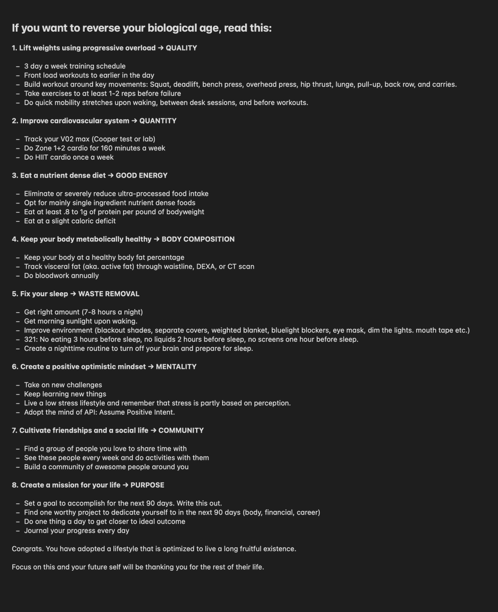 CoachDanGo's tweet photo. If you want to reverse your biological age, read this: https://t.co/tob2OPlpHJ