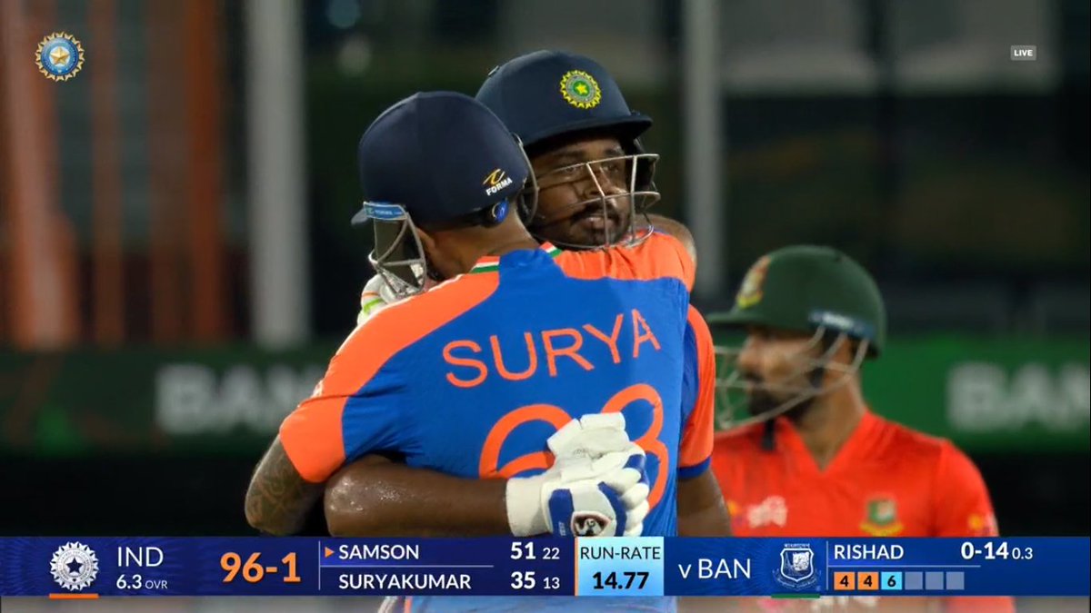 Yadav_anoop37's tweet photo. ये मैच;मैच नहीं पागलपन है, इतना कौन मारता है भाई। जब सेनापति सूर्यकुमार यादव जैसा हो तो फिर 297 क्या बहोत जल्द 300 पार होगा। 
Weldone SKY, sanju ,hardik,riyan,and rinku bhai.
Its GOD's Plan baby.
#SuryakumarYadav 
#SanjuSamson
#INDvsBNG https://t.co/Ejtc0GUZIB