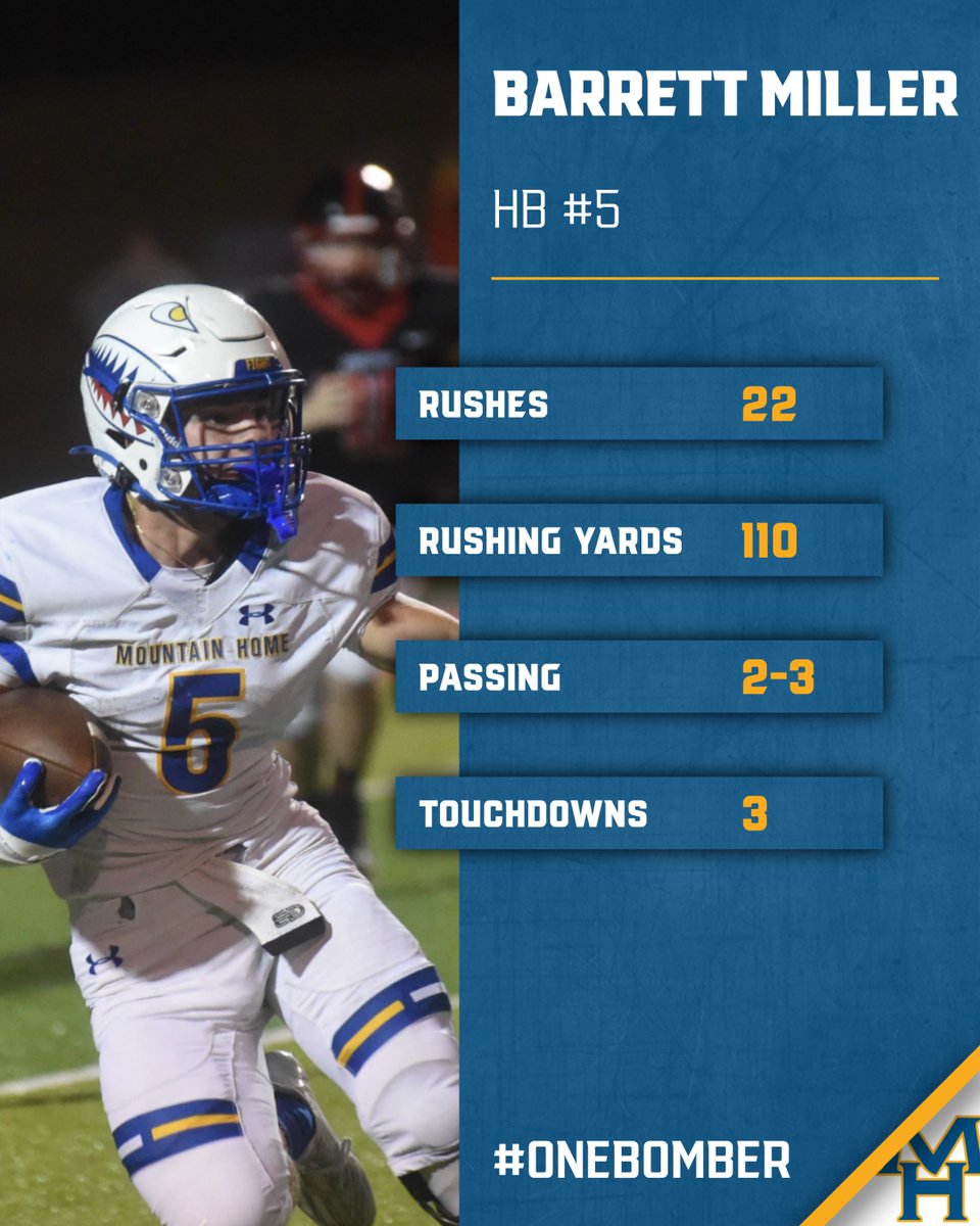 These two had a big night for us in the W against Russellville last night!

#OneBomber