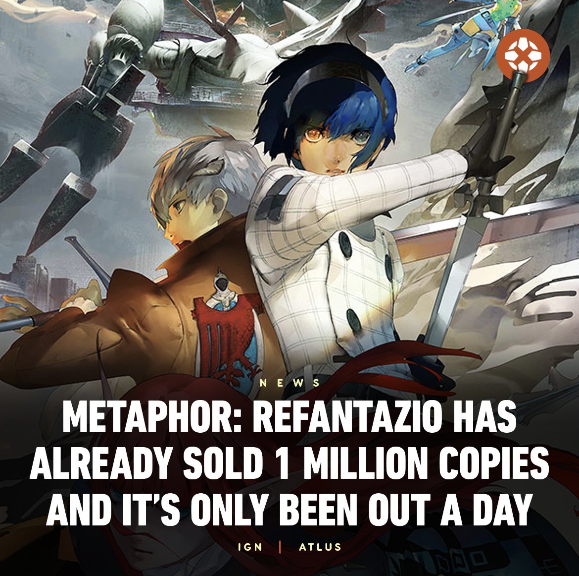 Gina Murray (@ginamurraywoman) on Twitter photo Beyond thrilled to be one of the voices on this incredible game! Thanks to <a href="/PitStopTweets/">PitStop Productions</a> for the opportunity. 94 Metacritic Score! Launched yesterday and 1 million units sold on Day One!
AVAILABLE NOW
#Metaphor:ReFantazio #Atlus #SEGA #metaphor Beyond thrilled to be one of the voices on this incredible game! Thanks to <a href="/PitStopTweets/">PitStop Productions</a> for the opportunity. 94 Metacritic Score! Launched yesterday and 1 million units sold on Day One!
AVAILABLE NOW
#Metaphor:ReFantazio #Atlus #SEGA #metaphor