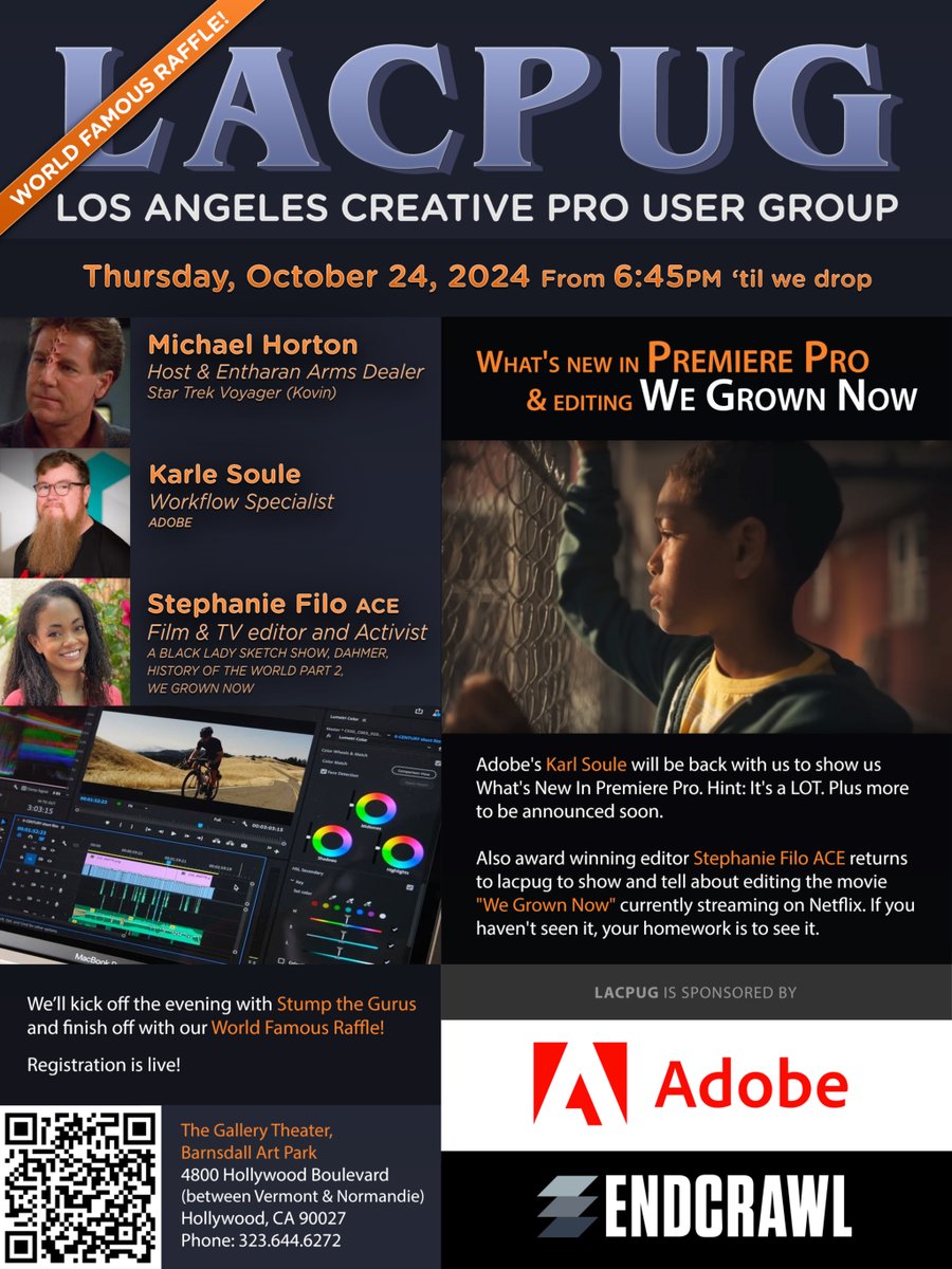 lacpug's tweet image. Our October 24 poster by Ben King is now here. Got your seats yet? Register ONLY if planning to attend. This is an in person event, not zoom. Spread the word. eventbrite.com/e/104150516899…