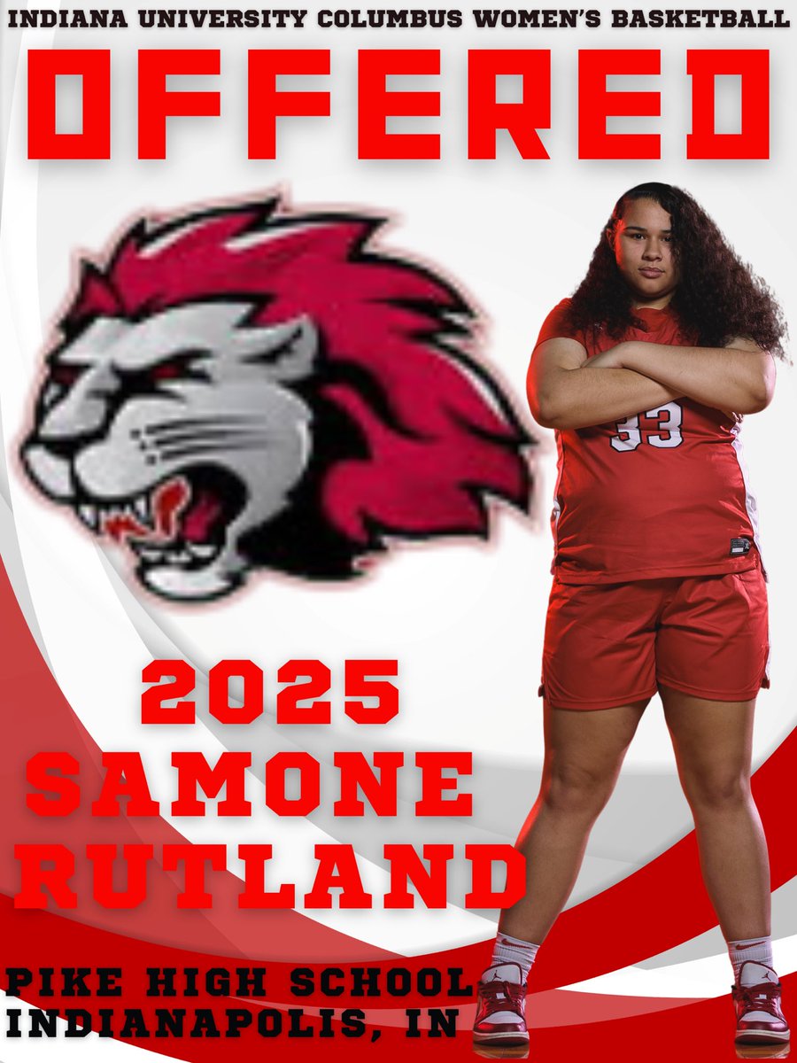 Coach_KHollins's tweet photo. Congratulations to 2025 Samone Rutland @SamoneRutland from Pike High School (Indianapolis IN) @LadyRedDevilsB1 on receiving an offer from IU Columbus @IUCWBB 
#prACTicelikechampion https://t.co/6r70l7h1tn