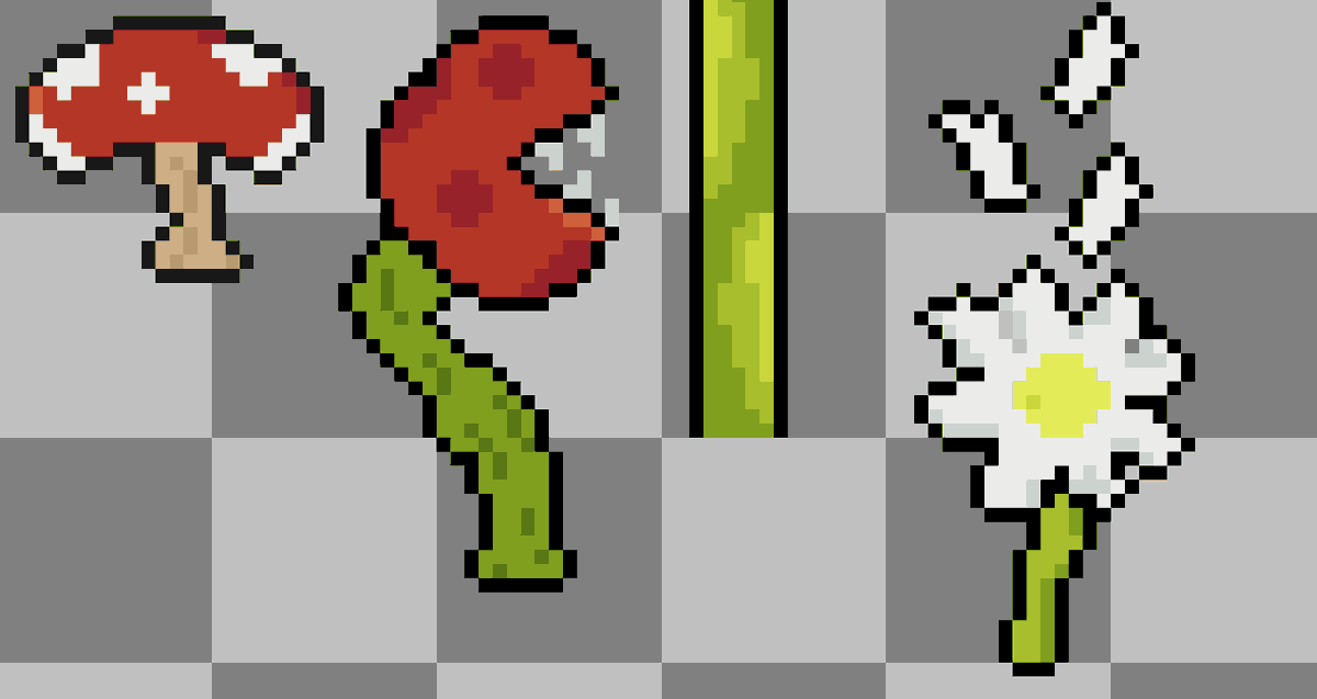 JackHowardUK's tweet photo. Some plants for a game idea I have 👀

I am for sure not the best but I have improved my art which is what's important.

More coming soon :) https://t.co/gFTFpPbali