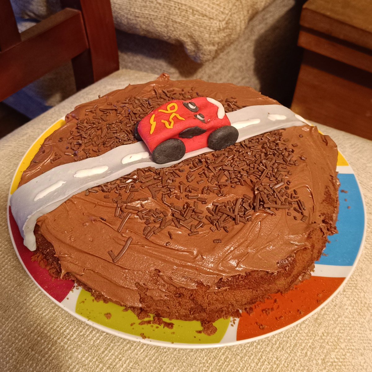 La tarta que he hecho este año para mi cumple JAJAJAJA