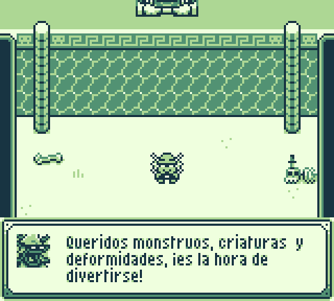 Esto dejó de ser un prototipo y a lo mejor hay que ir montando una página en Itchio. Lo difícil (y divertido) de crear un juego para la Game Boy original es ajustarlo todo para que la idea quepa y no reviente. Bueno, y ponerse a plantear una suerte de RPG ya es puro masoquismo🙃