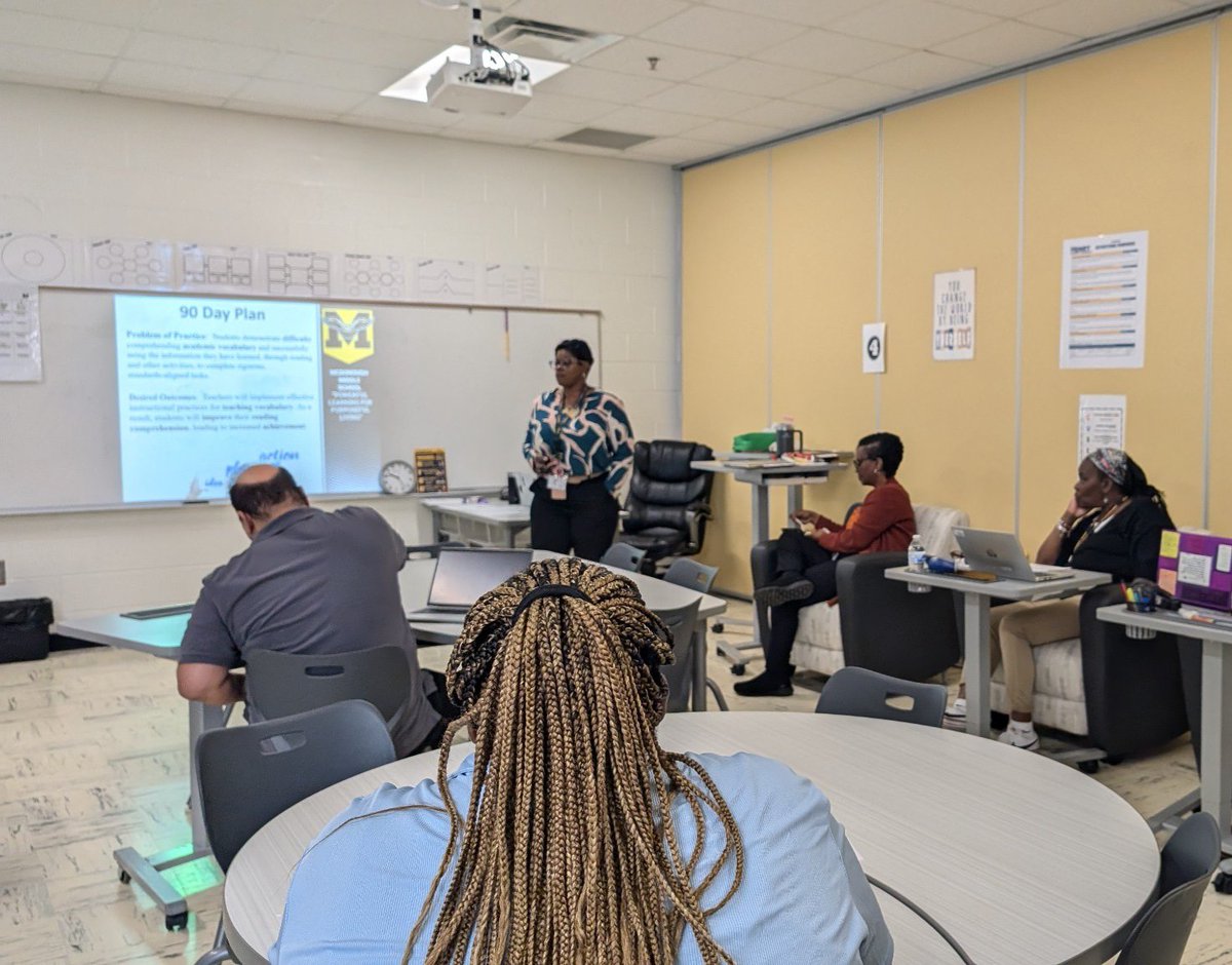 CynthiaByron4's tweet image. This past week, our teachers were actively engaged in a vocabulary PL where they crafted lessons designed to intentionally teach academic vocabulary, empowering our students to succeed in their learning journey.@MMS_HCS #BuildingforBetter