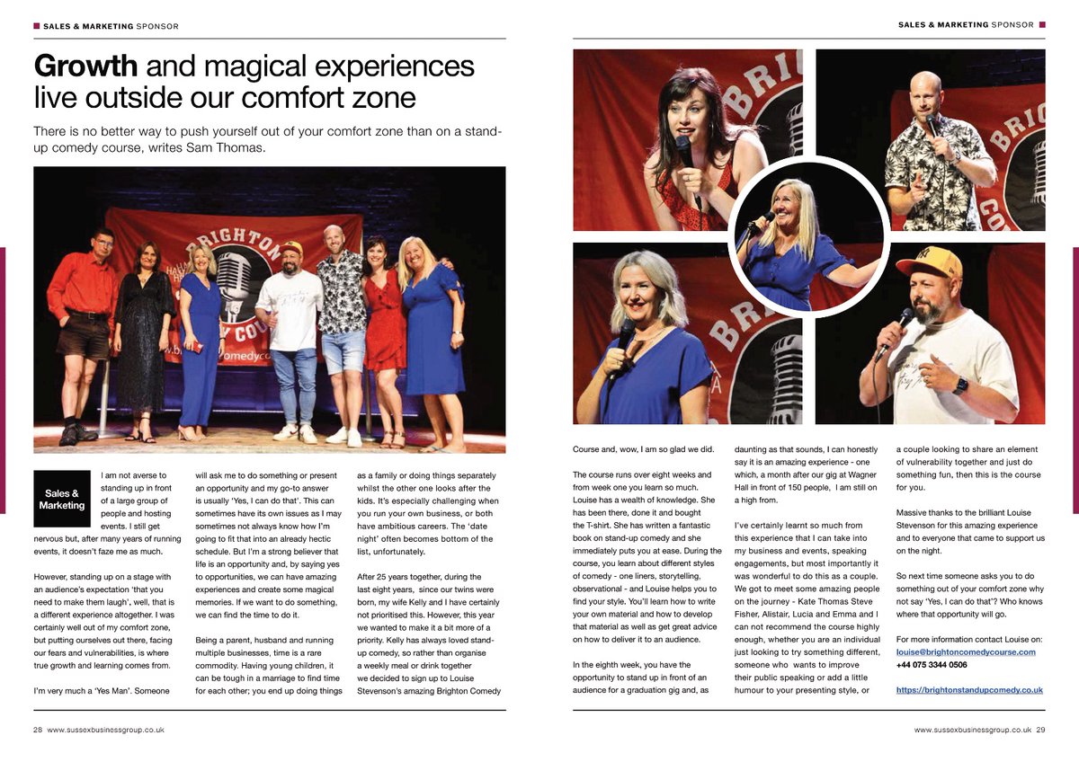 What happens on a comedy course?
Read the review-last course of the year starts 15th Oct.
Book your place on brightonstandupcomedy.co.uk/courses/beginn…
#brighton #hove #comedycourse