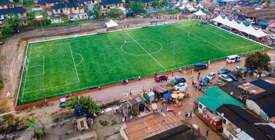 CA_Baidoo's tweet photo. Tarkwa Cyanide Astro Turf constructed and completed by @HonDuker under Nana/Bawumia Government 

#VoteNumber1 
#Bawumia2024 
#GMD2024 
#ItIsPossible https://t.co/P6bZgOu2qG